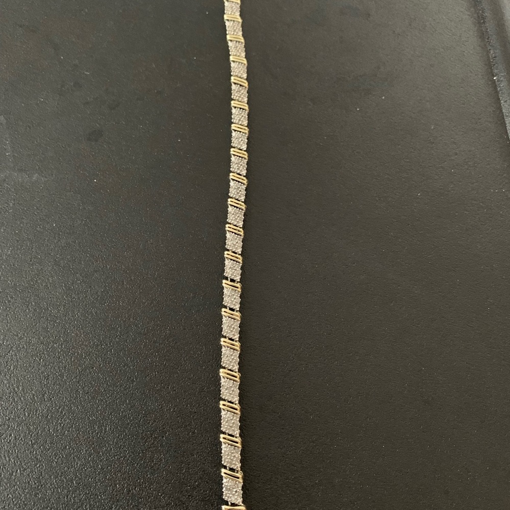 Bracelet - 14k - 189 diamonds . Unisex. Stunning.